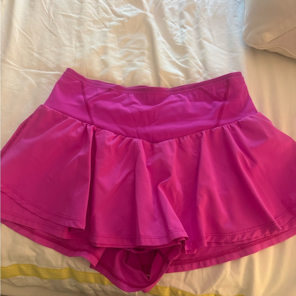 FP Movemebt Pink Skort-Style Athletic Shorts